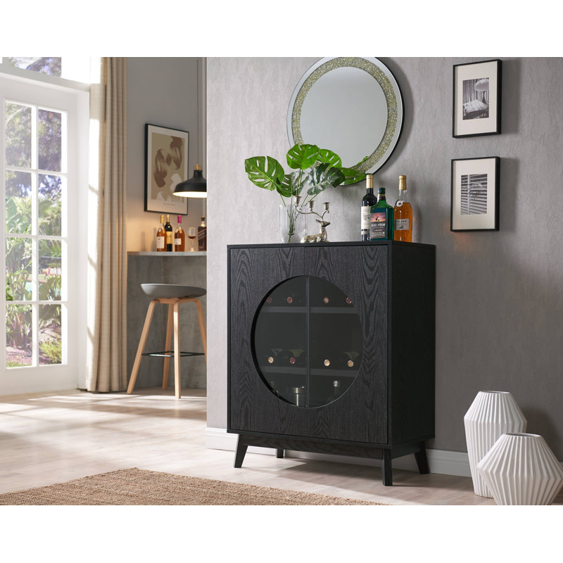 Armoire bar, Noir uni