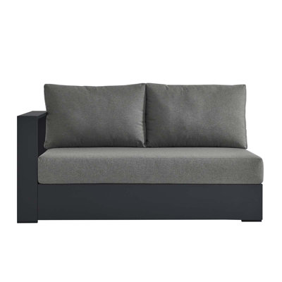 Causeuse modulaire d'extérieur en aluminium thermolaqué Modway Tahoe