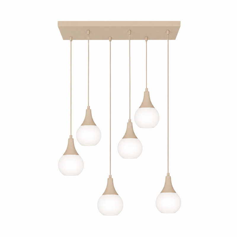 - Light Beige Pendant, 60, 6