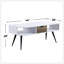 Table basse polyvalente rectangulaire avec compartiment de rangement caché