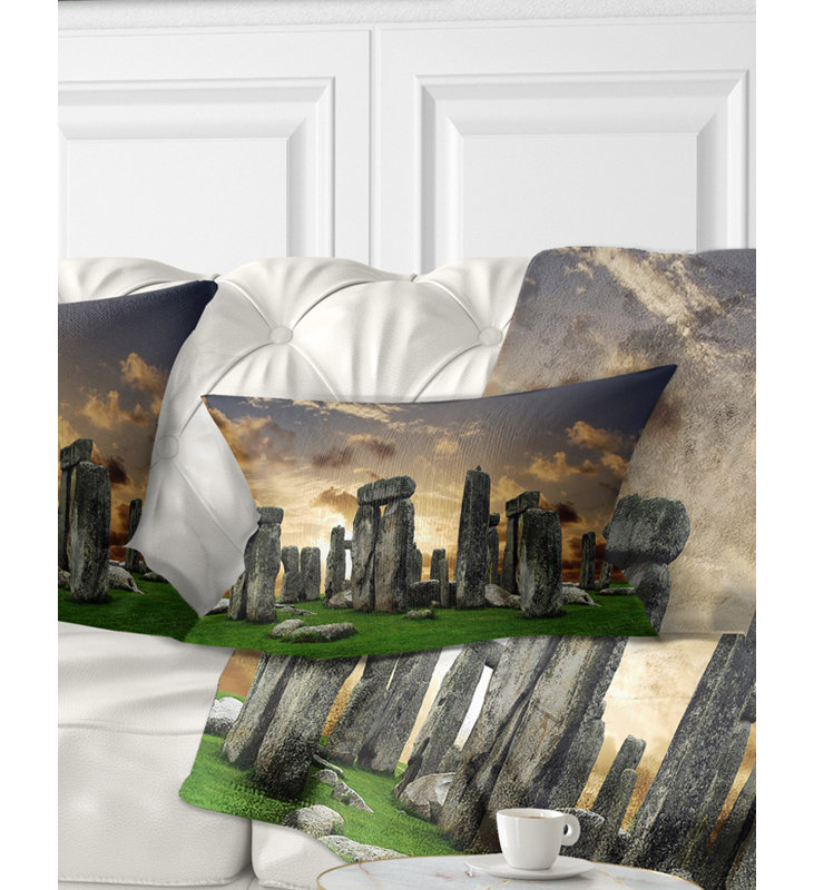 Landscape Reversible Throw Pillow