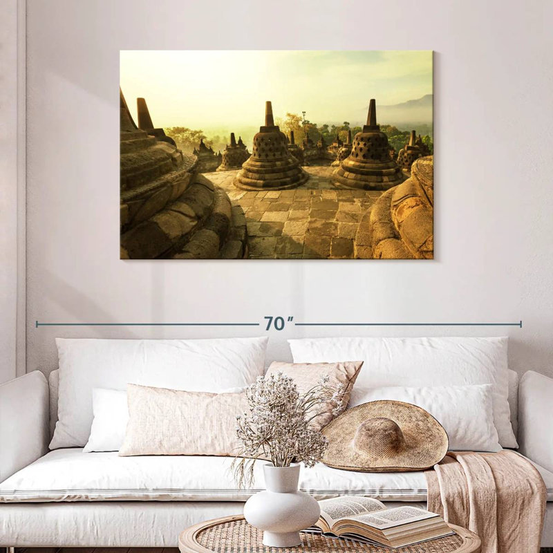 Adella Borobudur Buddhist Temple, 30" H x 45" W