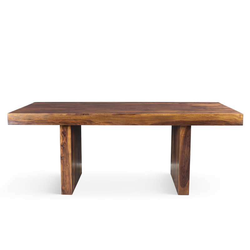 Lusby Sheesham Solid Wood Dining Table - 80"