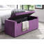 Banc de rangement en velours Fabroni-27327254