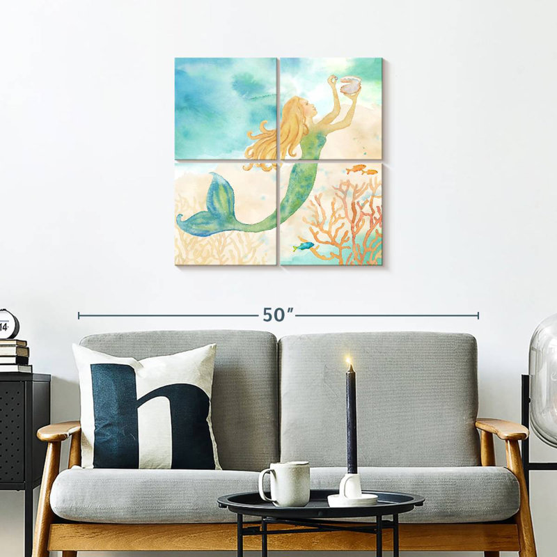 Ashelle Sea Splash Mermaid I, H 26 po x l 26 po