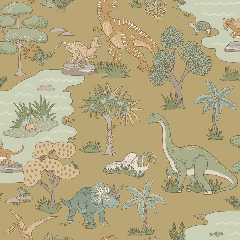 10.05m x 53cm Matte Wallpaper Roll, Yellow