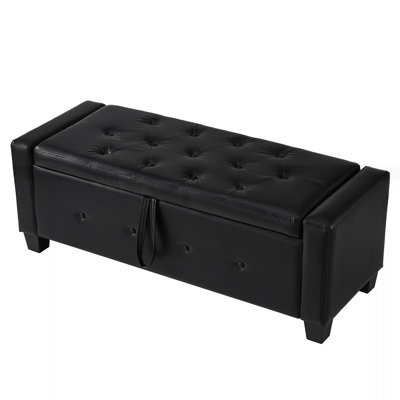 Banc repose-pieds 48 po avec rangement