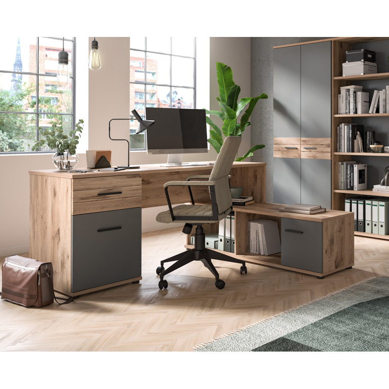 Styrman L-Shaped Executive Desk