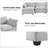 Redenius 4-Piece 112'' Upholstered L-Shape Sectional-1169641720