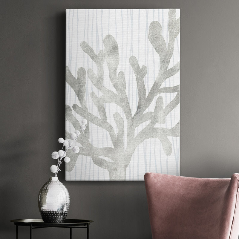 Quiet Coral II - impression sur toile tendue, H 18 po x l 12 po x P 1,5 po, Toile tendue