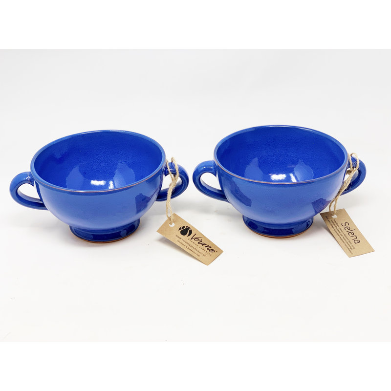 Selena - Soup Bowl Set 2, Blue