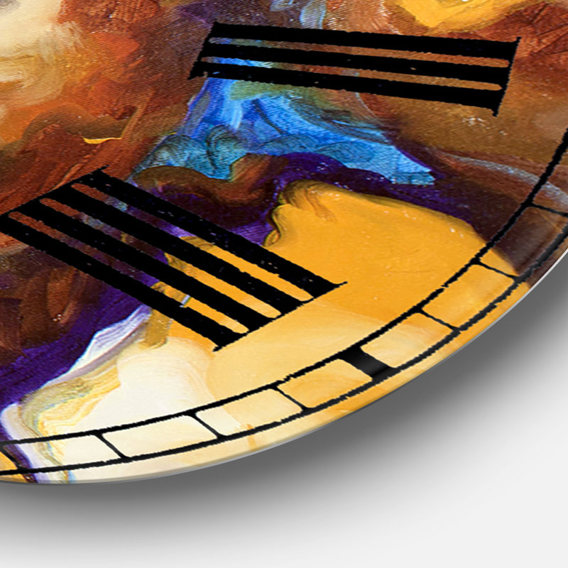 Horloge murale surdimensionnée Power Longhorn, Grand