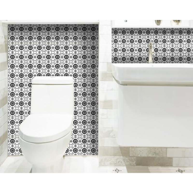 Vinyl Peel and Stick Tile Decals, 7"