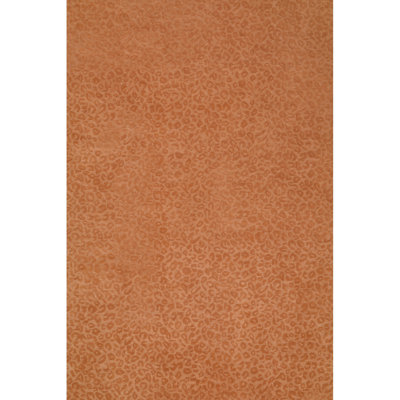 Leopardess Burnt Orange Hand-Tufted Responsible Wool Rug