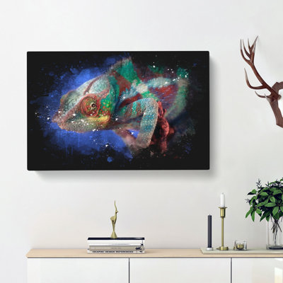 A Chameleon - Wrapped Canvas
