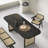 Burlywood Rectangular Solid wood Butterfly Leaf Dining Table-1053036950-1053036951