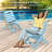 Patio HDPE Portable Armless Adirondack Chair-111524426