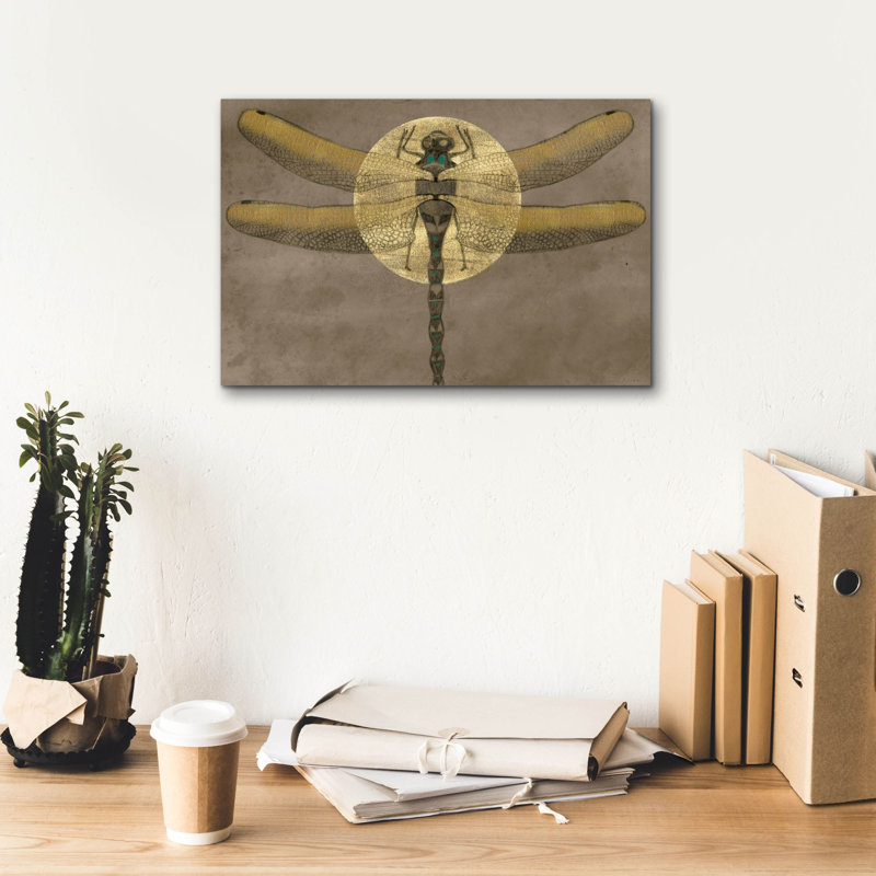 «Full Moon Serenade 1» par Alicia Ludwig, art mural sur toile, H 12 po x l 18 po x P 0,75 po