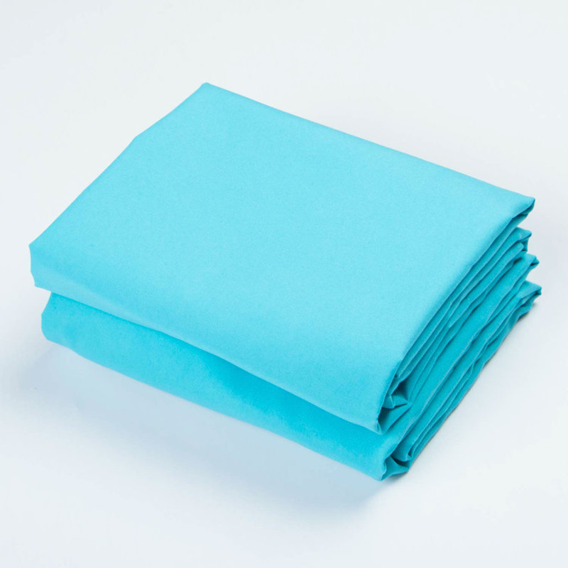 Taies décoratives, 1800 taies d'oreiller Oxford en microfibre brossée - NTBAY, Bleu
