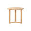 Large Round Teak Outdoor Cross Legs Nesting Side Table-200955406