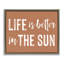 Cadre flottant Life Better In Sun Brown-119913283-119913282