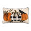Pumpkin And Crow Lumbar Throw Pillow