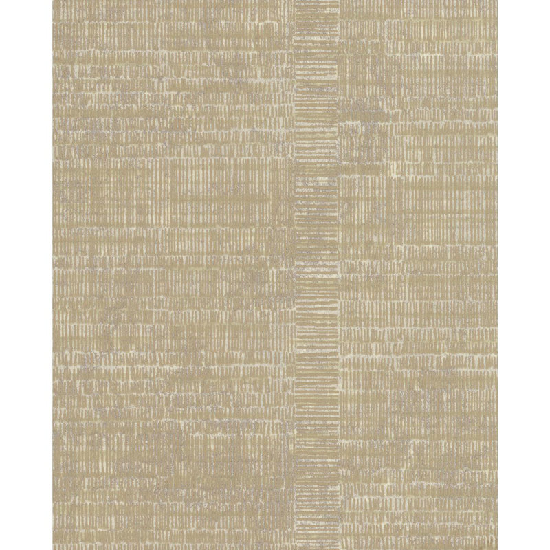 Rouleau de papier peint à rayures tissées 33 pi x 21 po, Taupe