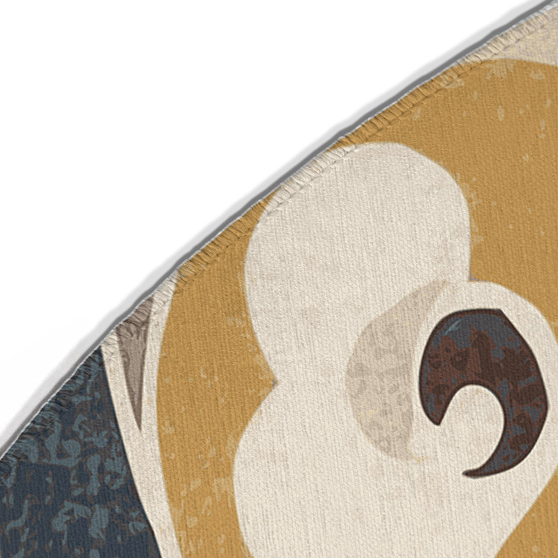 Tapis intérieur et extérieur Jazzy Vibe, Rond 5 pi