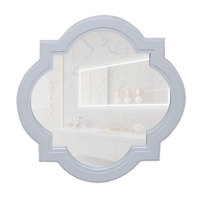 Cremeans Wood Flat Wall Mirror
