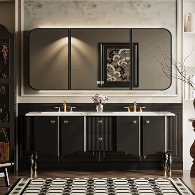 Bathroom cabinet modern simple style.