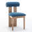 Abentego Solid Wood Fabric Dining Chair-1663143971-1664032701