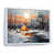 White Floater Framed