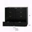 Organisateur de rangement moderne en bois commode 8 tiroirs-1199098098
