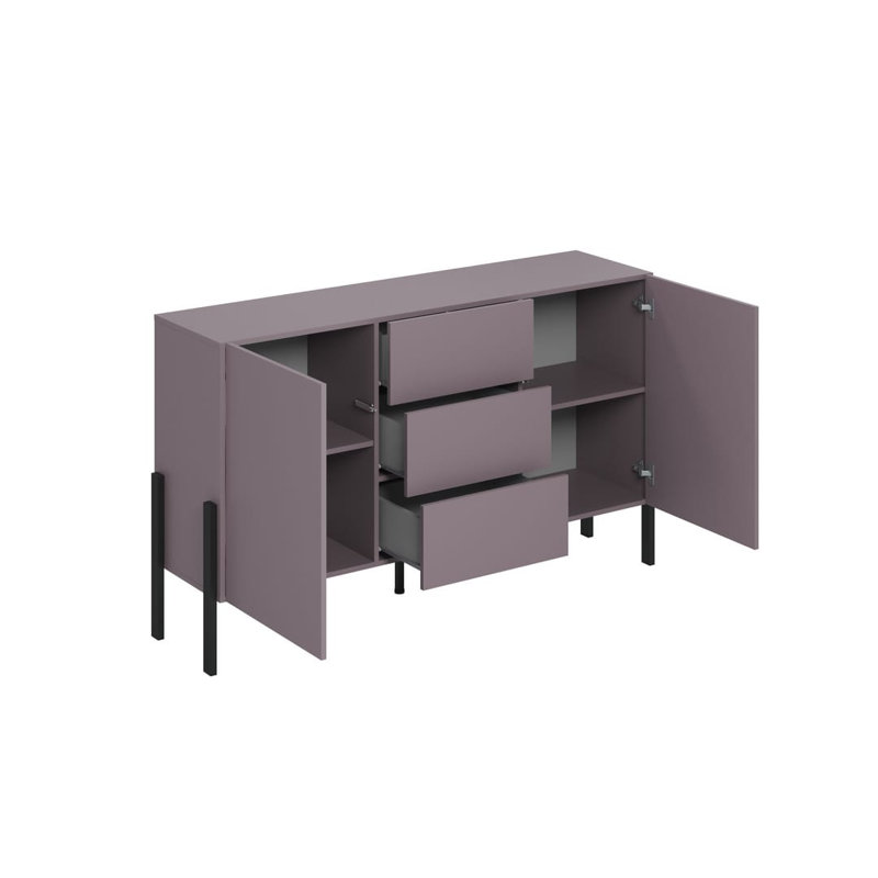 Audon 154cm Sideboard, Plum