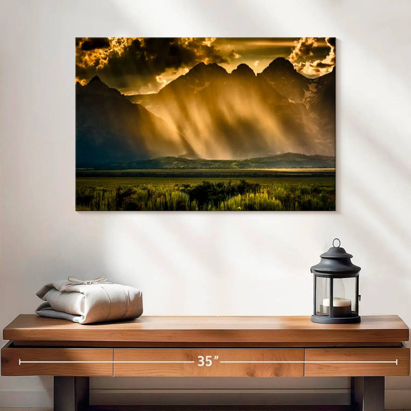 Alvord Stormy Grand Tetons, H 16 po x l 24 po