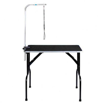 Table de nettoyage pour chien avec accoudoir