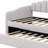 Upholstered Daybed With Trundle, With USB Charging Ports-1416284427