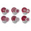 Mandala Red Dinnerware Set 18 Piece - Service for 6