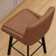 Tabouret de bar pivotant à hauteur de comptoir brun de 26 po pour îlot de cuisine-120797431-117276406-117276402