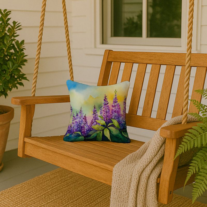Coussin décoratif Idaho Syringa, Carré 14 po