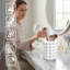 Gobelet de salle de bain à bulles texturé Better, tasse de rinçage en résine imperméable avec base antidérapante, accessoires de salle de bain pour meuble-lavabo, blanc-126634460