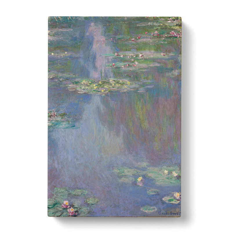 Water Lilies Lily Pond Vol.39 by Claude Monet - Wrapped Canvas Painting, 76cm H x 50cm W x 3cm D