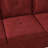 Red Velvet 2-Piece L-Shaped Sectional Sofa Set with Removable Back Cushions-97430004
