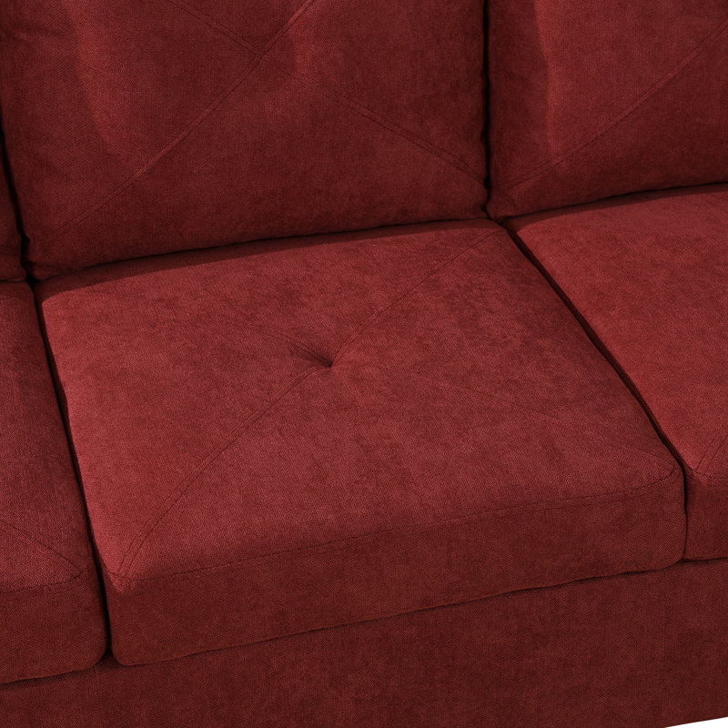 Mauriac 2-Piece Velvet Sectional Sofa | Ebern Designs