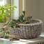  Panier décoratif en laine feutrée à la main MODWOOL 10 po (brun)-933475233