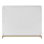 42" Fleur Textured Finished Hall Chest in Milky Mushroom with Soft Gold Base