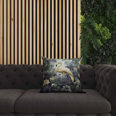 Coussin Tropical Flamingo Haven