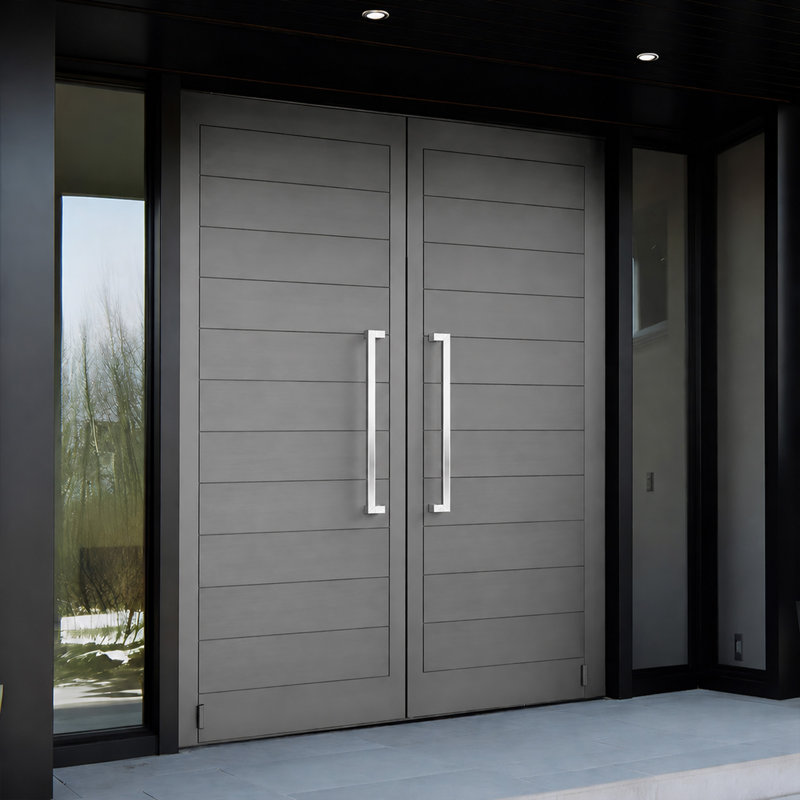 Coussins Deltana SSPOBB36U32D 36 po dos à dos en acier inoxydable brossé Deltana