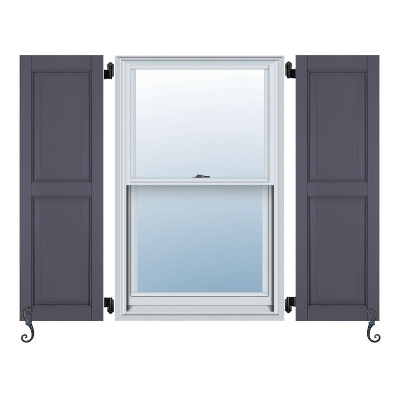 Volet à panneau surélevé Atlantic Architectural, Étain Roycraft, 12 po, 84 po