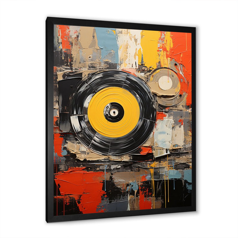 Impression sur toile, Cadre simple noir, H 40 po x l 30 po x P 1,5 po